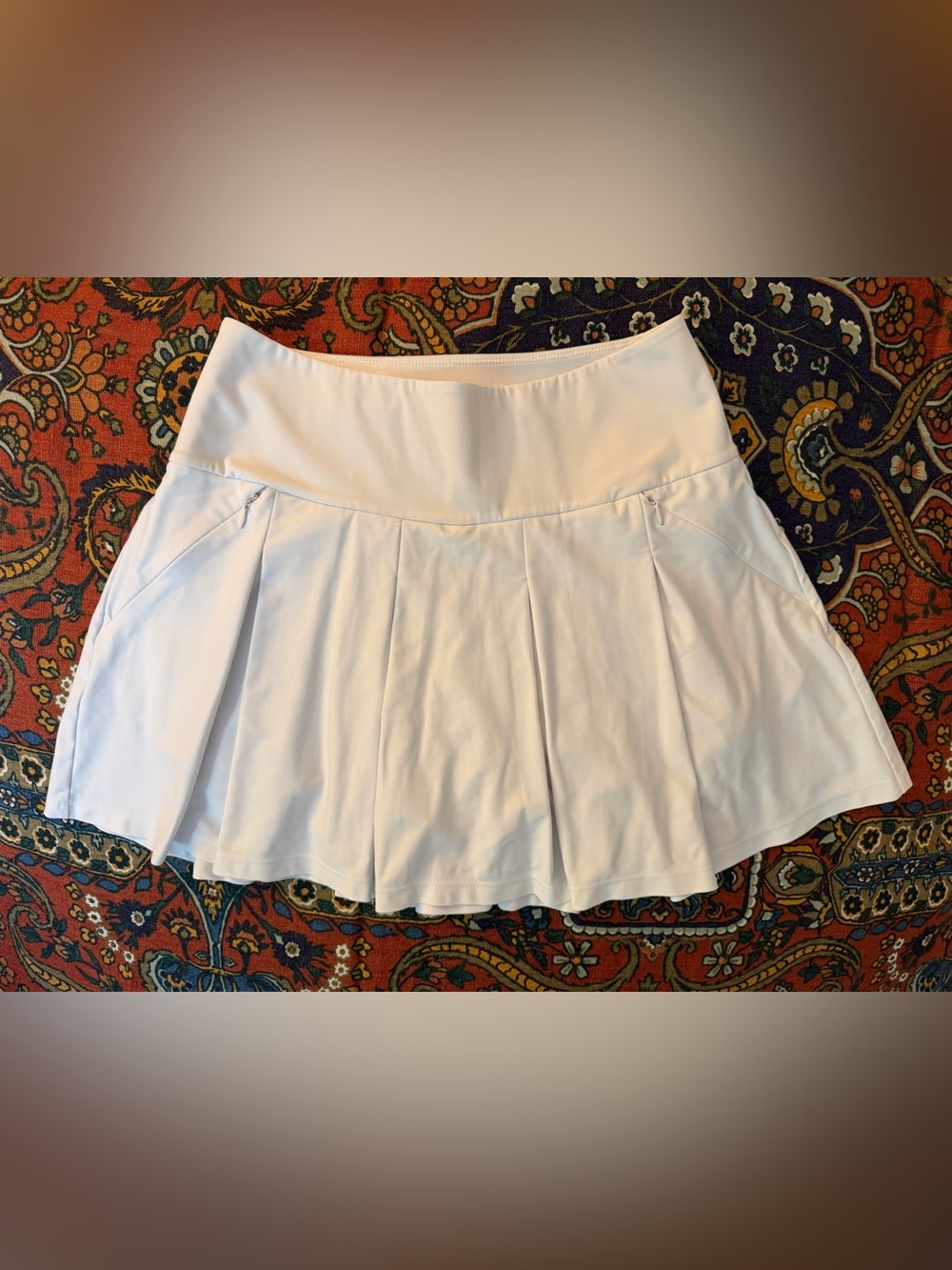 Kinona White pleated Skort w/pockets Activewear